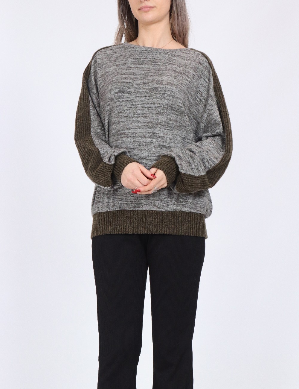 Bluza Only, gri - 1 | YEO