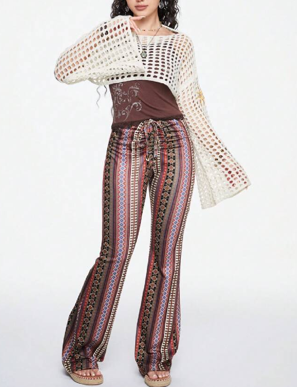 Pantaloni romwe, mix culori