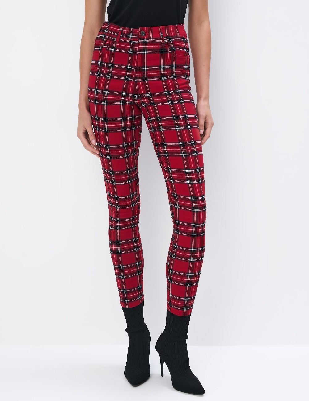 Pantaloni Mohito, rosu - 1 | YEO