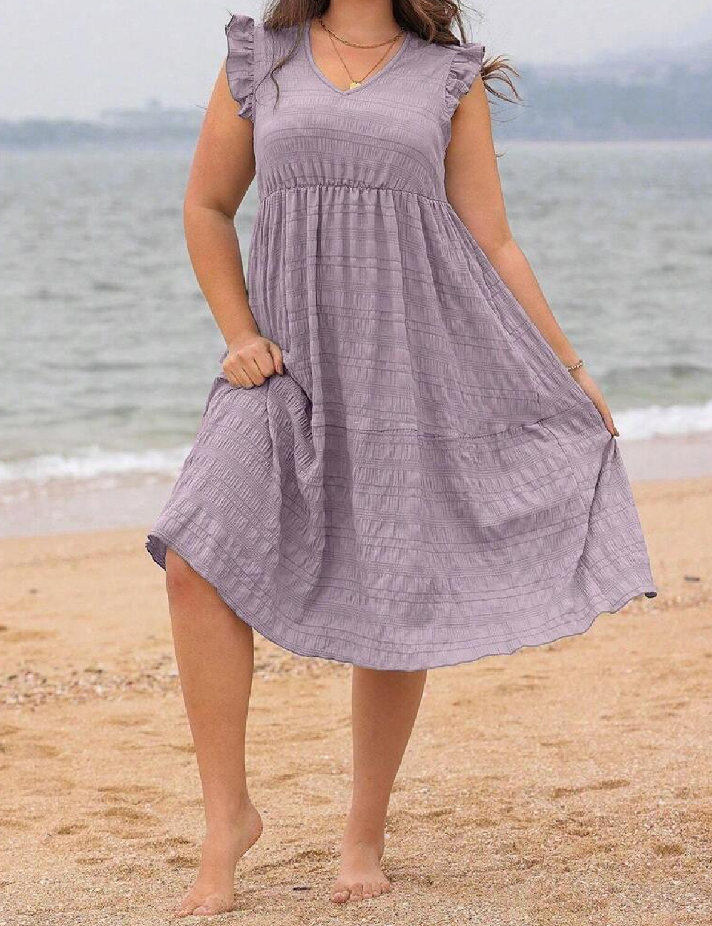 Rochie medie SHEIN CURVE, mov