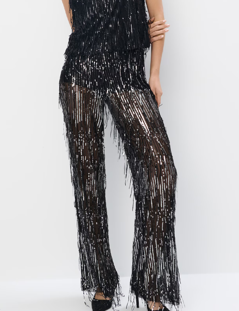 Pantaloni Mohito, negru