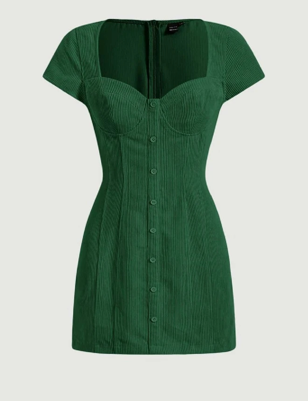 Rochie scurta SHEIN, verde