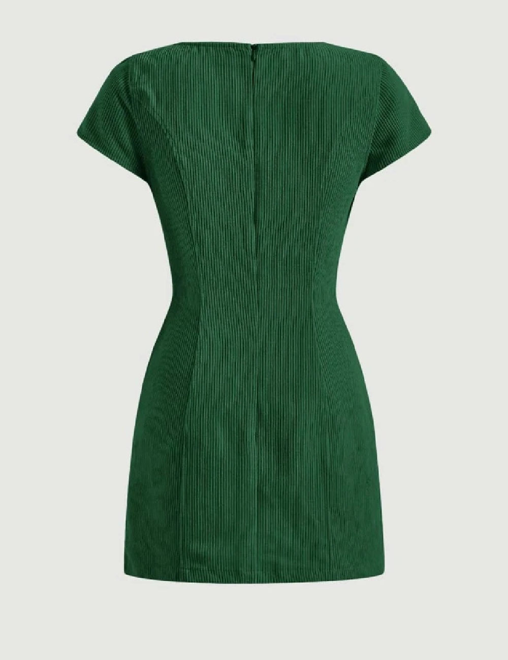 Rochie scurta SHEIN, verde - 1 | YEO