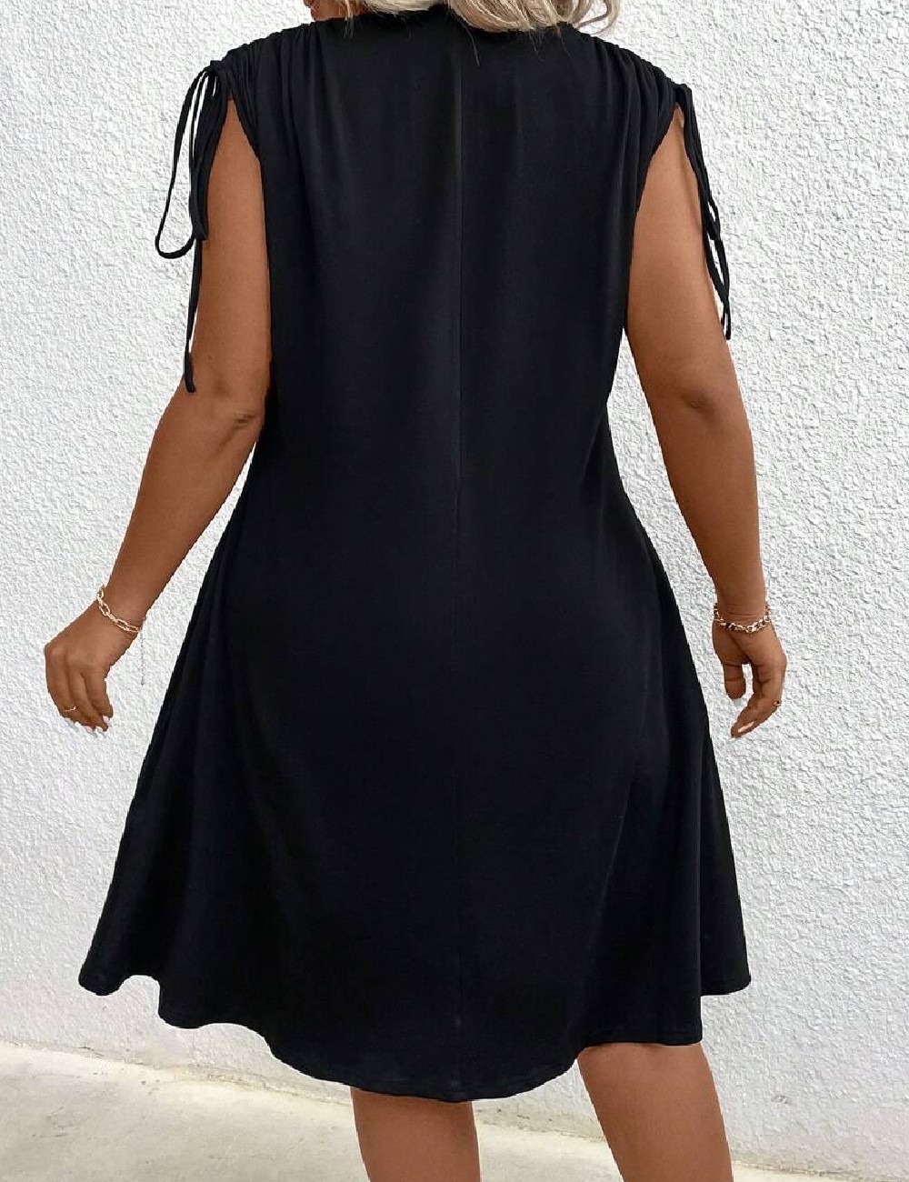 Rochie scurta SHEIN CURVE, negru - 1 | YEO