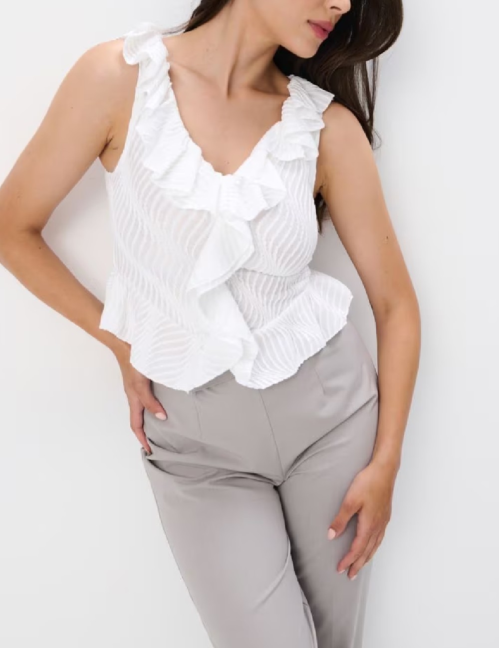 Bluza Mohito, alb - 1 | YEO