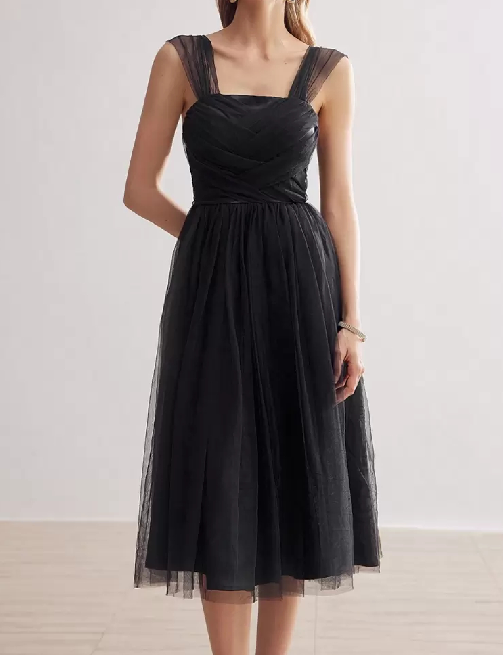 Rochie medie MOTF, negru