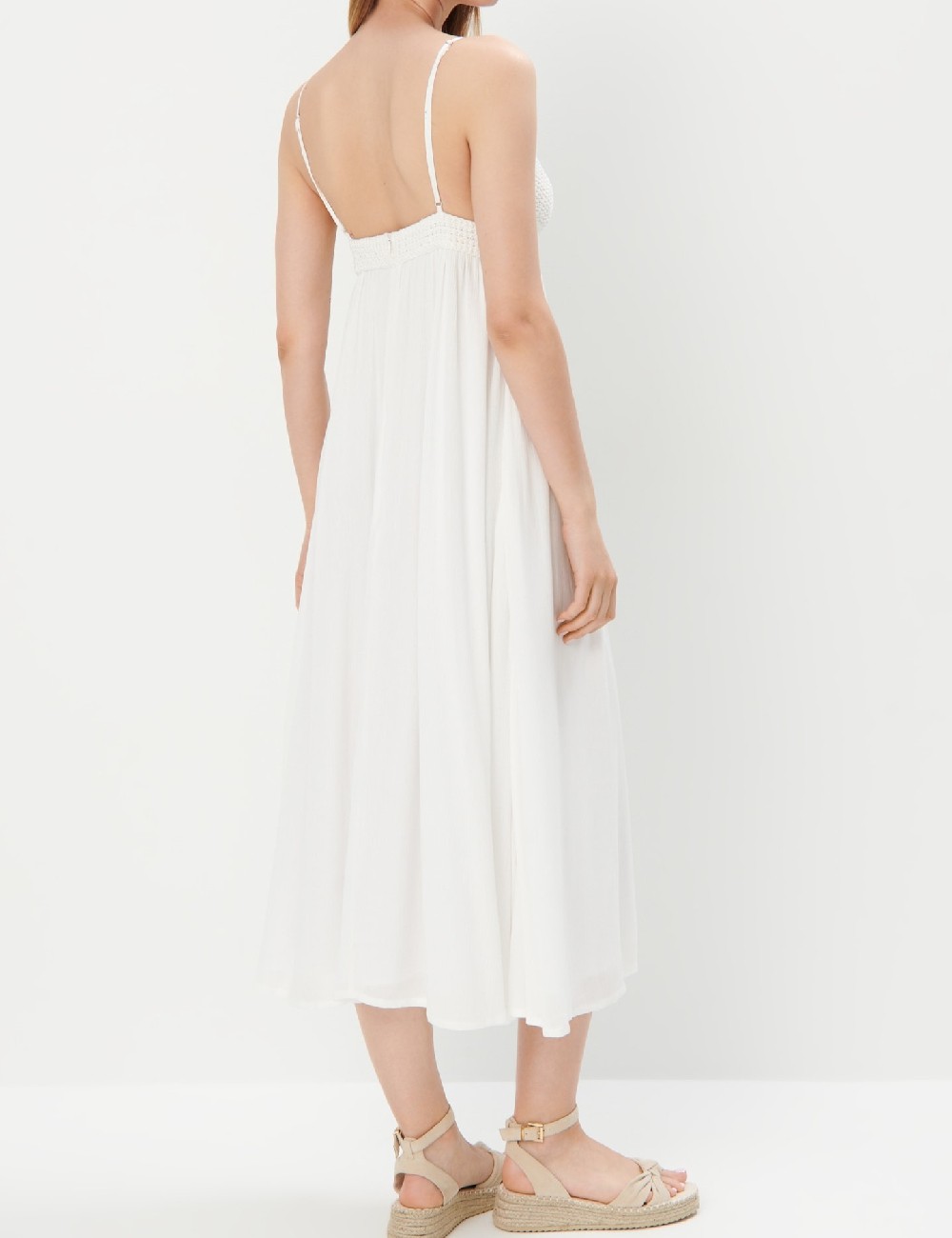 Rochie medie Mohito, alb - 1 | YEO