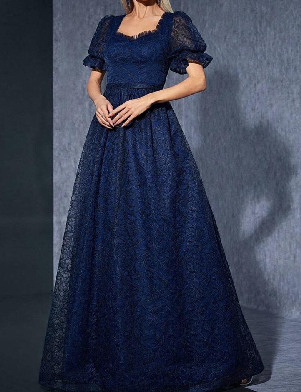 Rochie lunga SHEIN, bleumarin - 1 | YEO