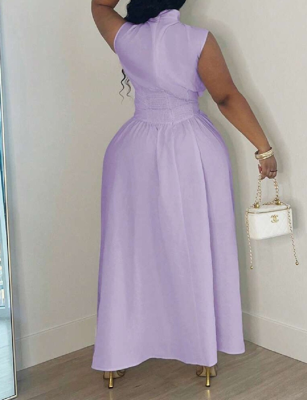Rochie lunga SHEIN CURVE, mov - 1 | YEO