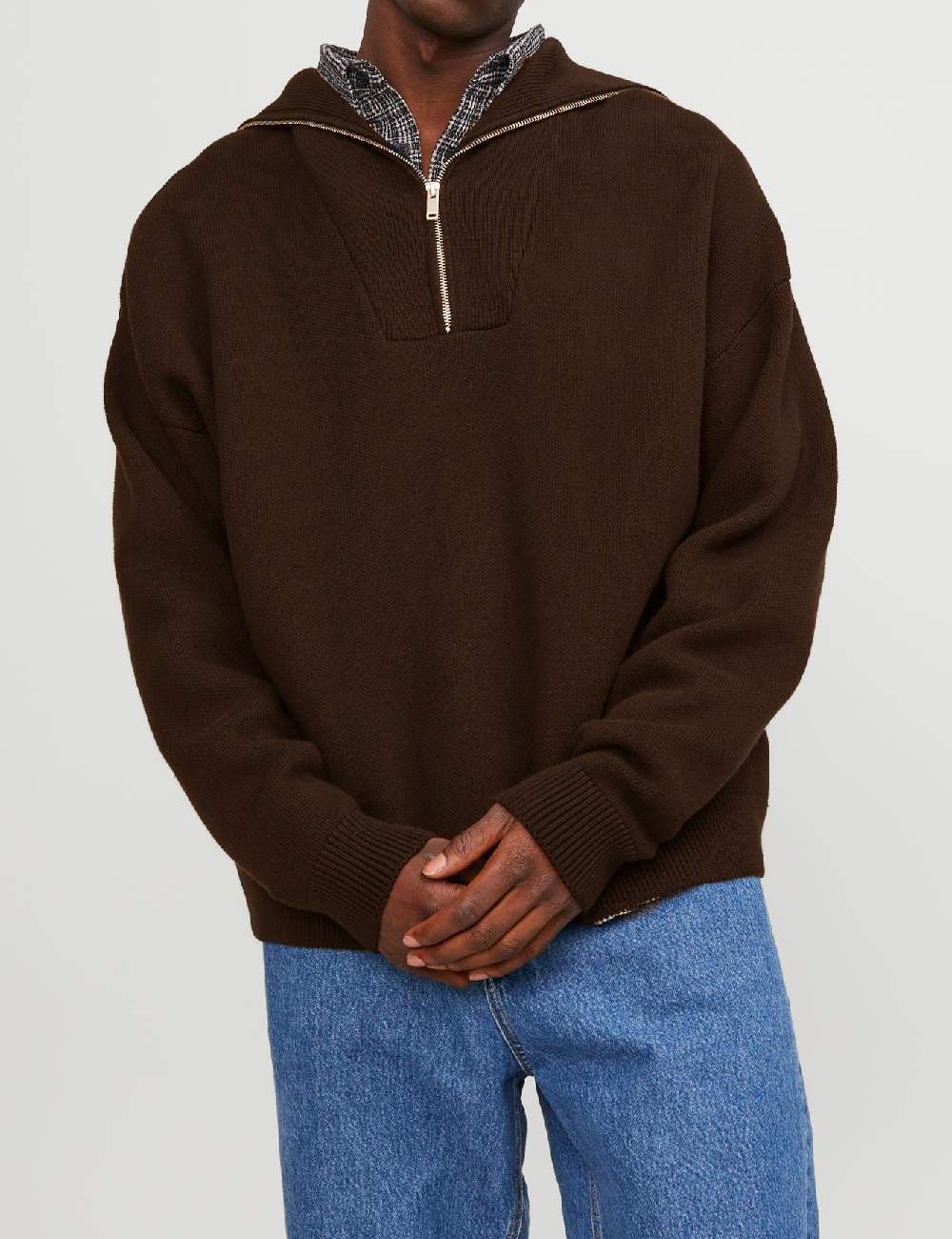 Pulover Jack&Jones, maro