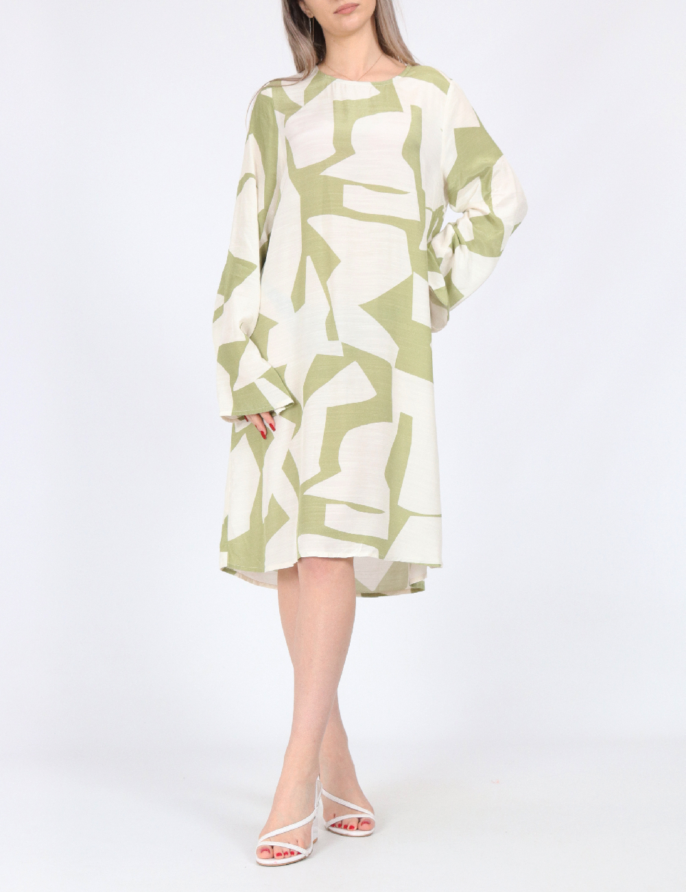 Rochie scurta Vila, verde