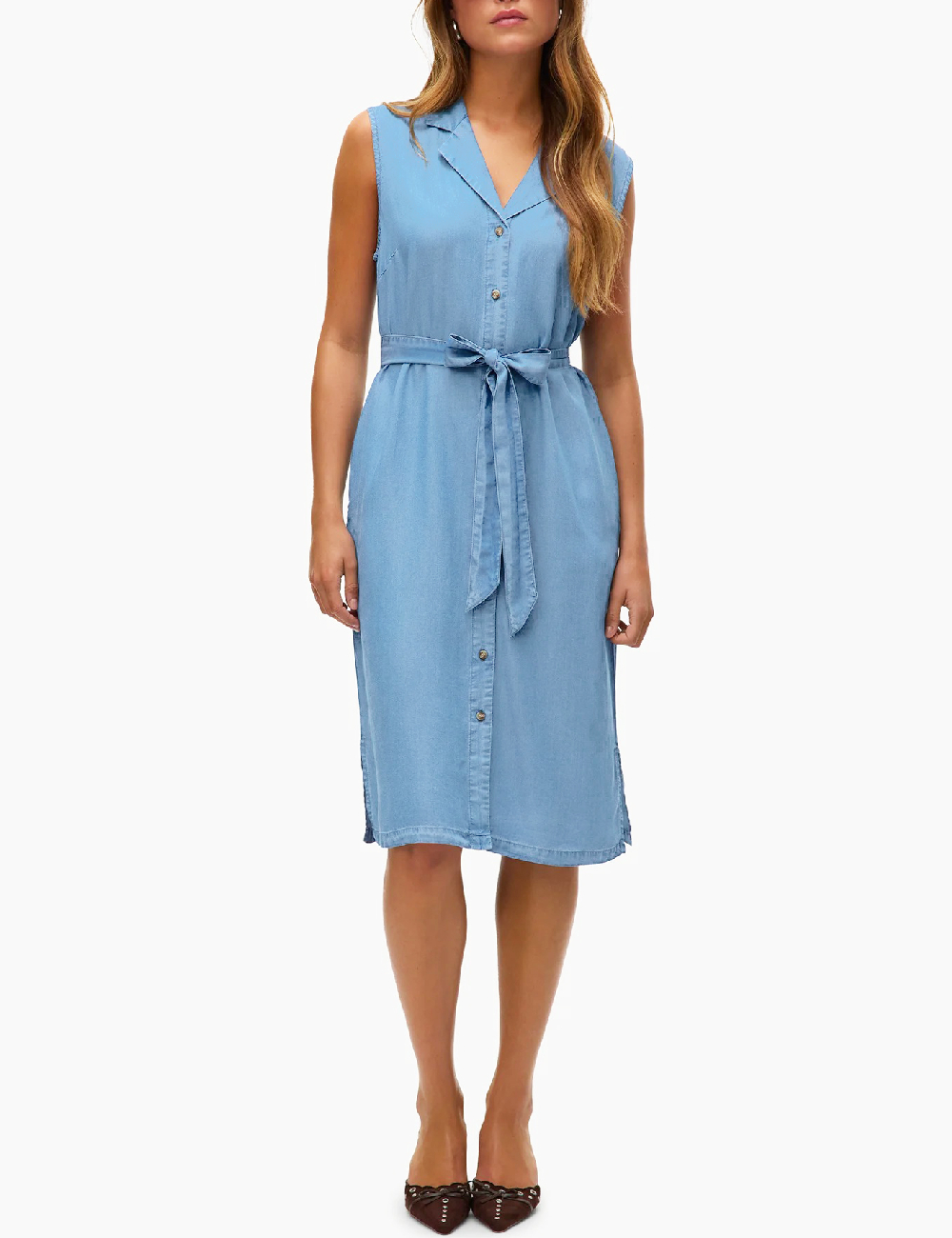 Rochie medie Vero Moda, albastru