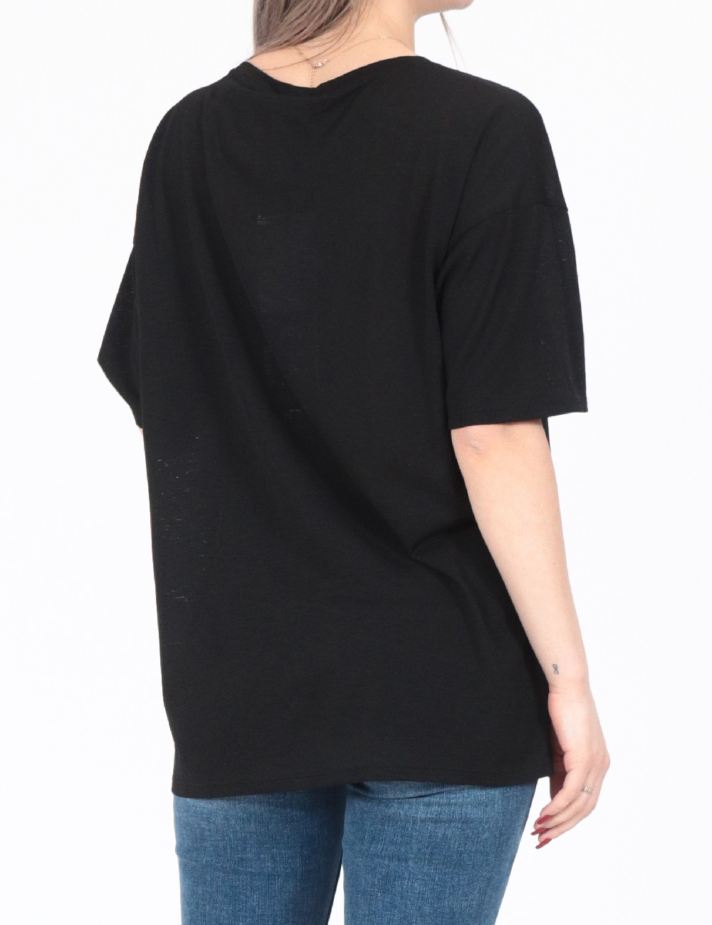 Tricou Jacqueline de Yong, negru - 1 | YEO