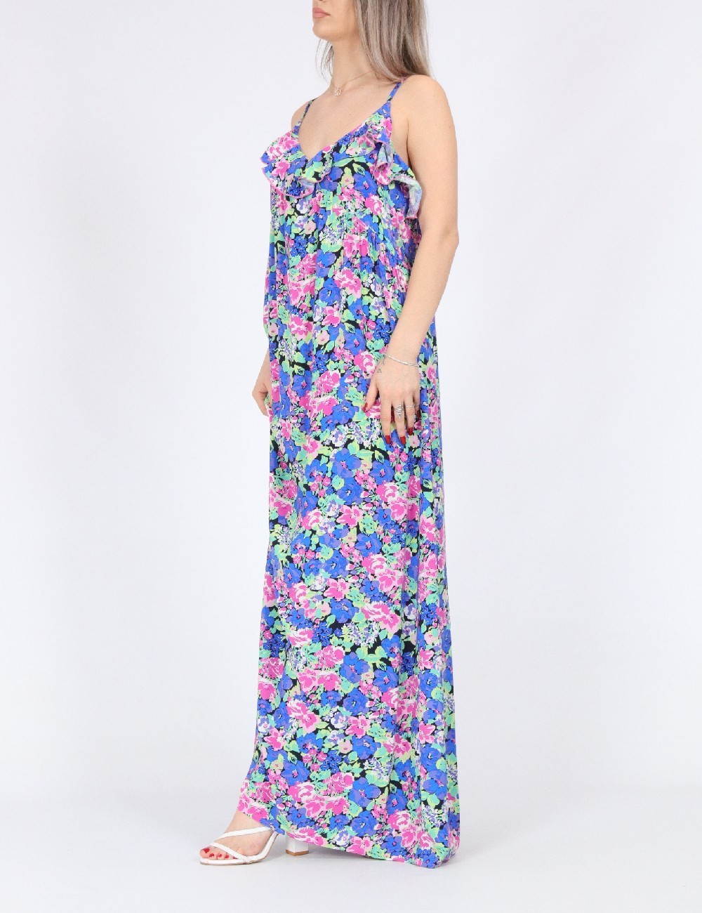 Rochie lunga Jacqueline de Yong, floral print - 1 | YEO