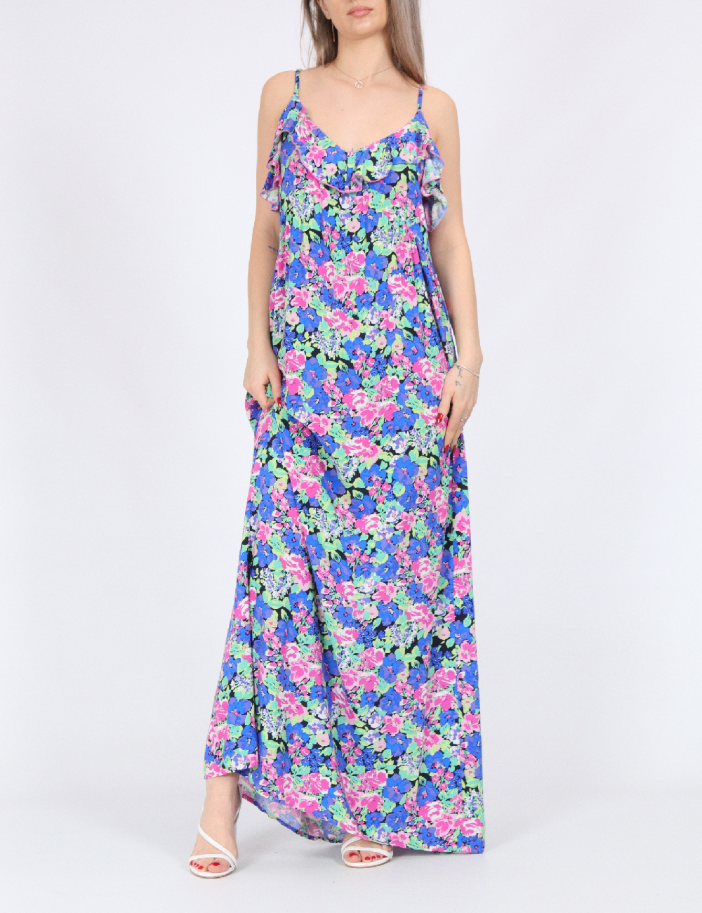 Rochie lunga Jacqueline de Yong, floral print