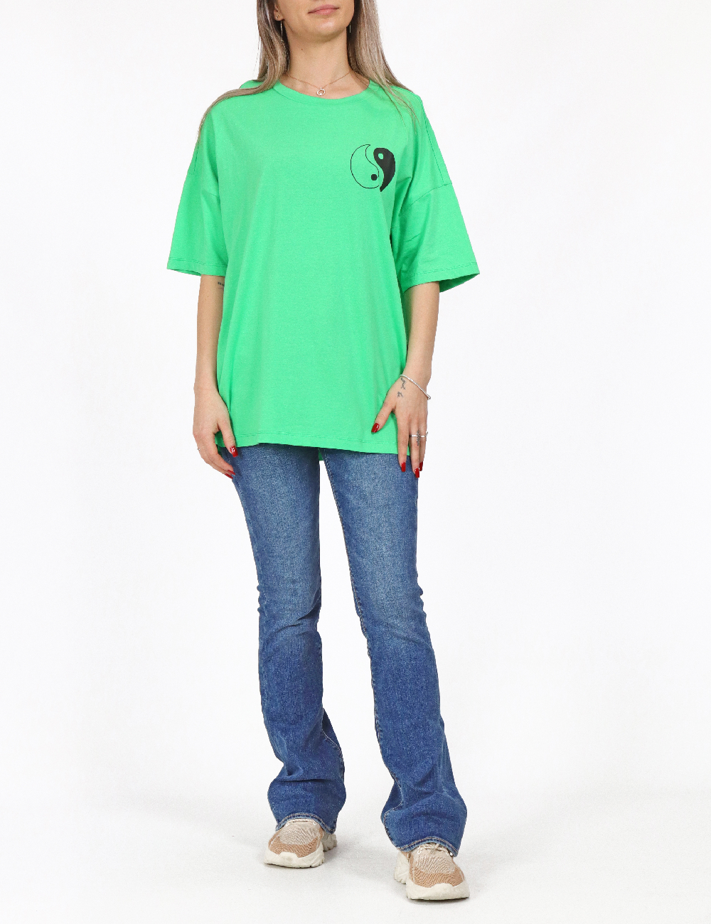 Tricou Oversize Noisy May, verde