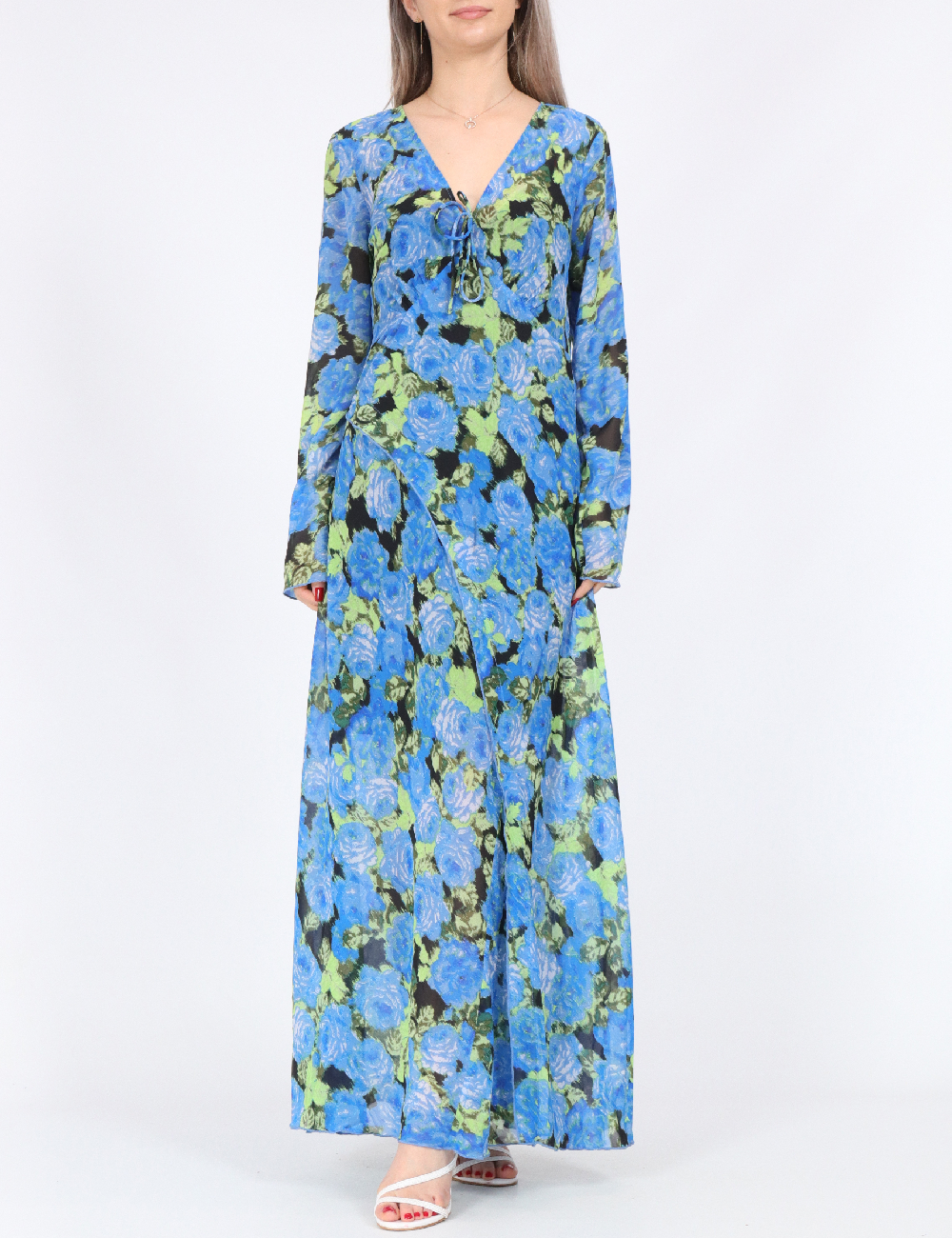 Rochie lunga Vero Moda, albastru