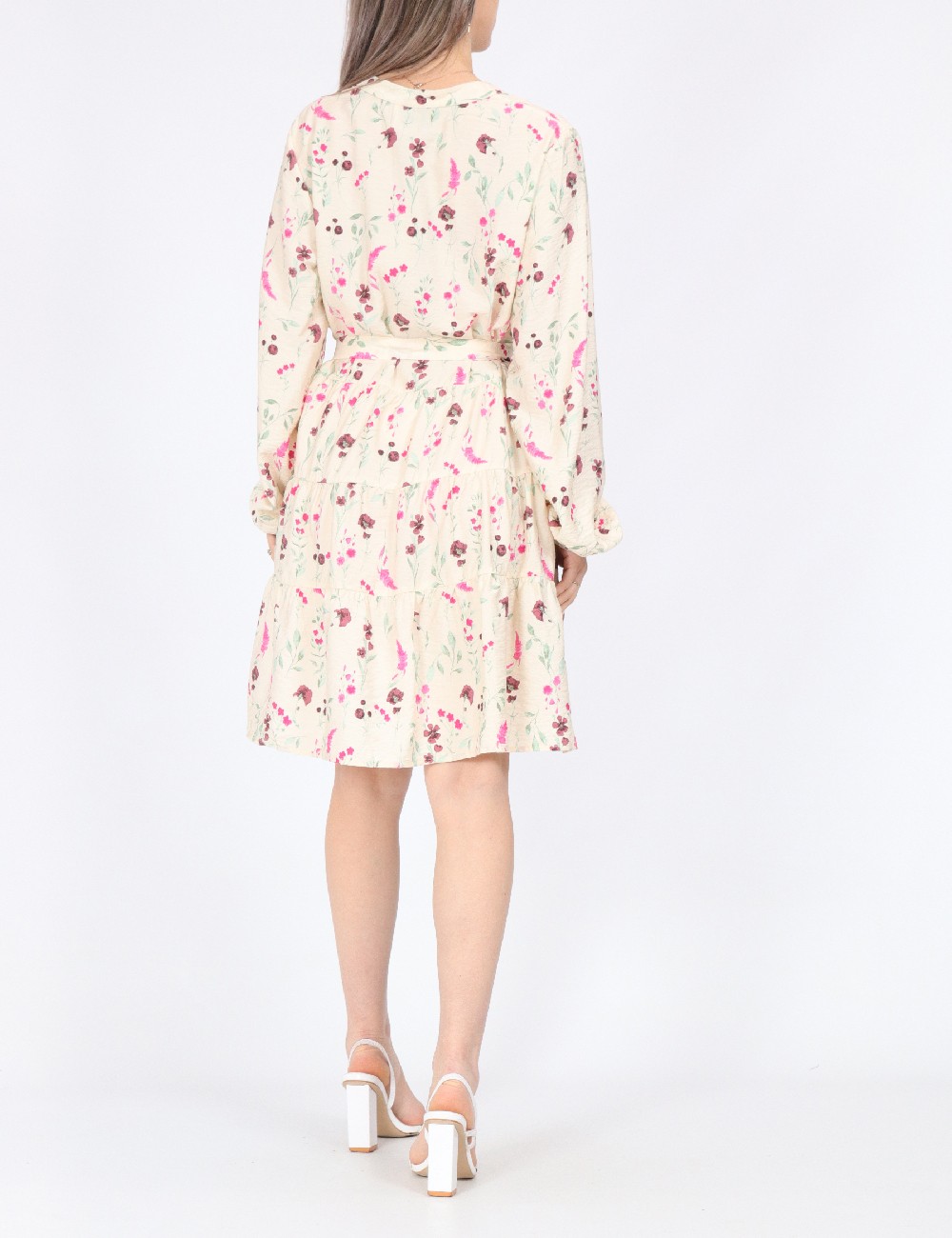 Rochie scurta Vero Moda, crem - 1 | YEO