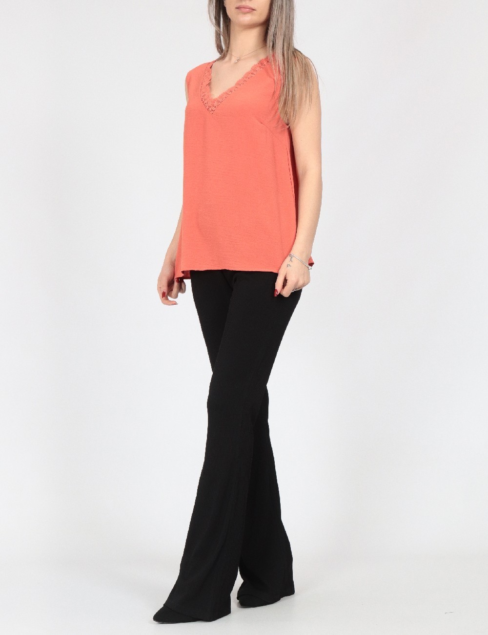 Maiou Vero Moda, portocaliu - 1 | YEO