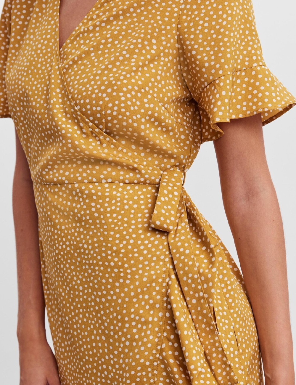 Rochie scurta Vero Moda, galben - 1 | YEO