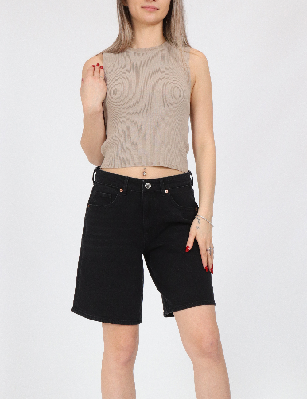 Pantaloni scurti Vero Moda, negru
