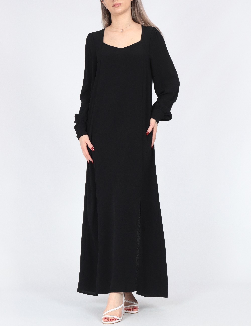 Rochie lunga Only, negru - 1 | YEO