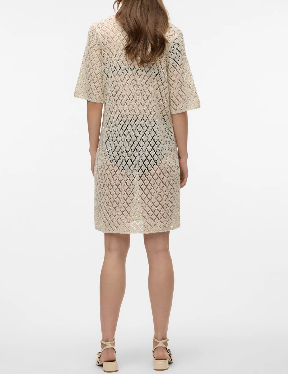 Rochie de plaja Vero Moda, crem - 1 | YEO