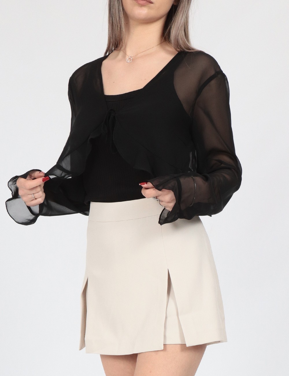 Top Vero Moda, negru - 1 | YEO