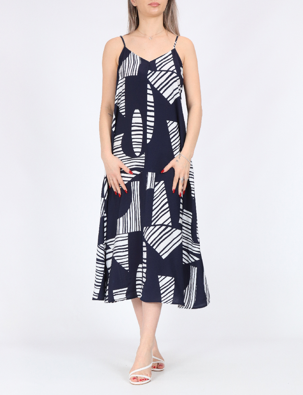 Rochie medie Vero Moda, bleumarin