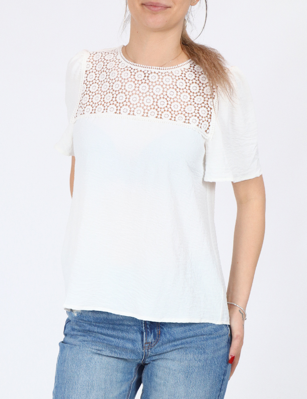Bluza Vero Moda, alb