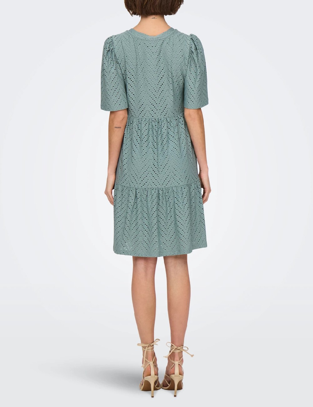 Rochie scurta Jacqueline de Yong, verde - 1 | YEO