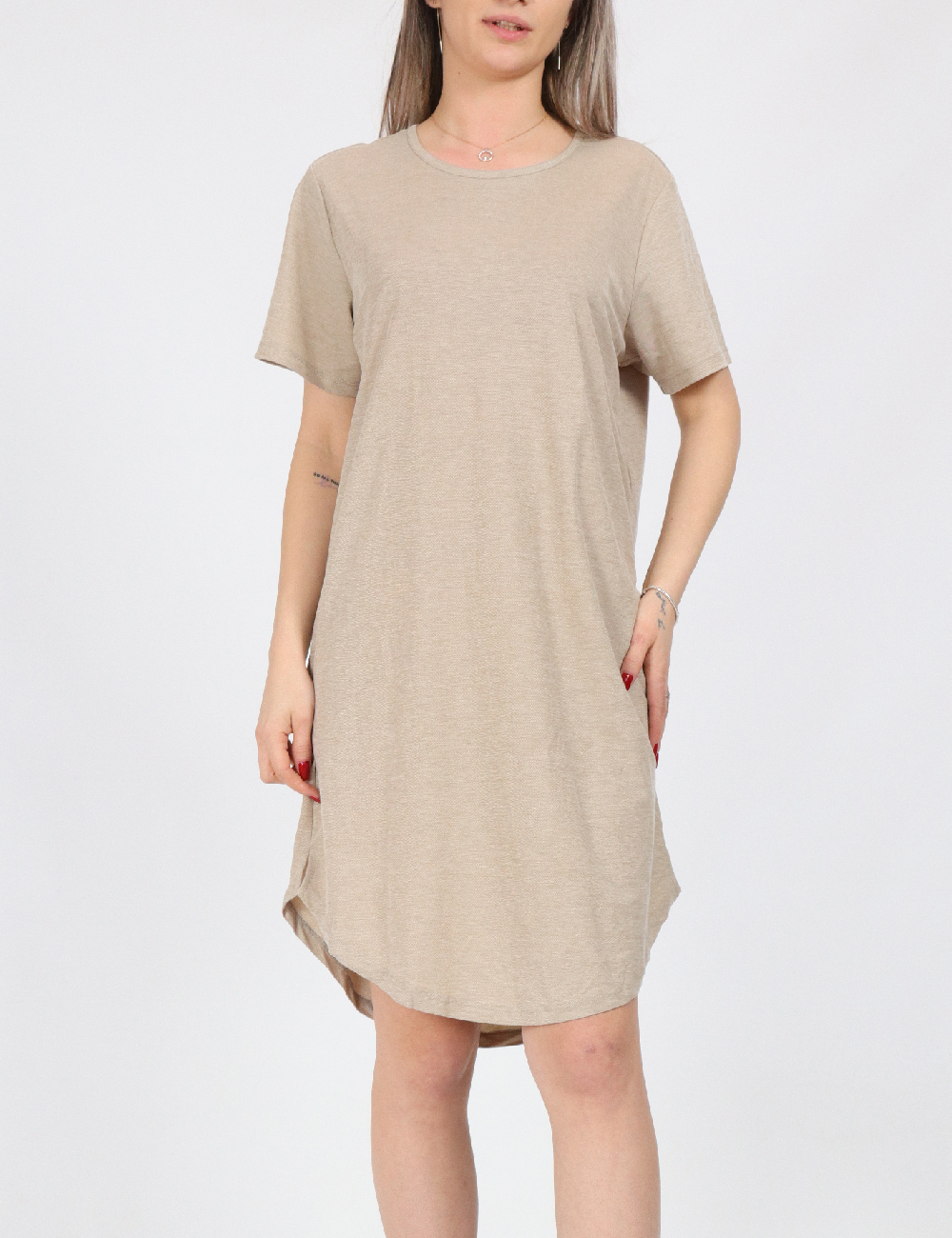 Rochie scurta Jacqueline de Yong, bej