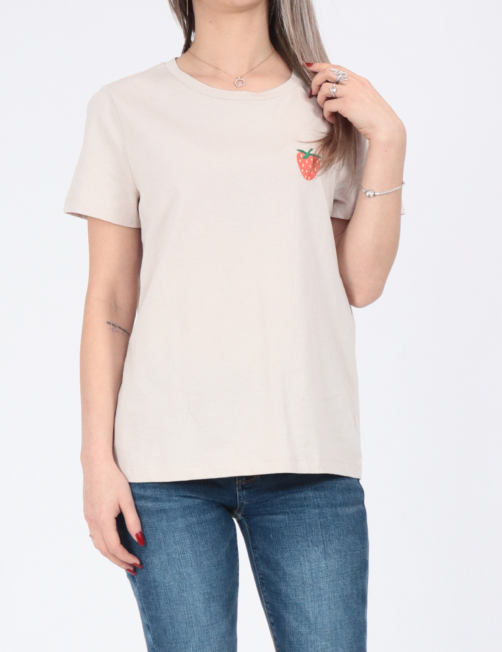 Tricou Vero Moda, bej