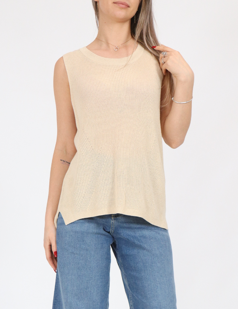 Bluza Vero Moda, crem