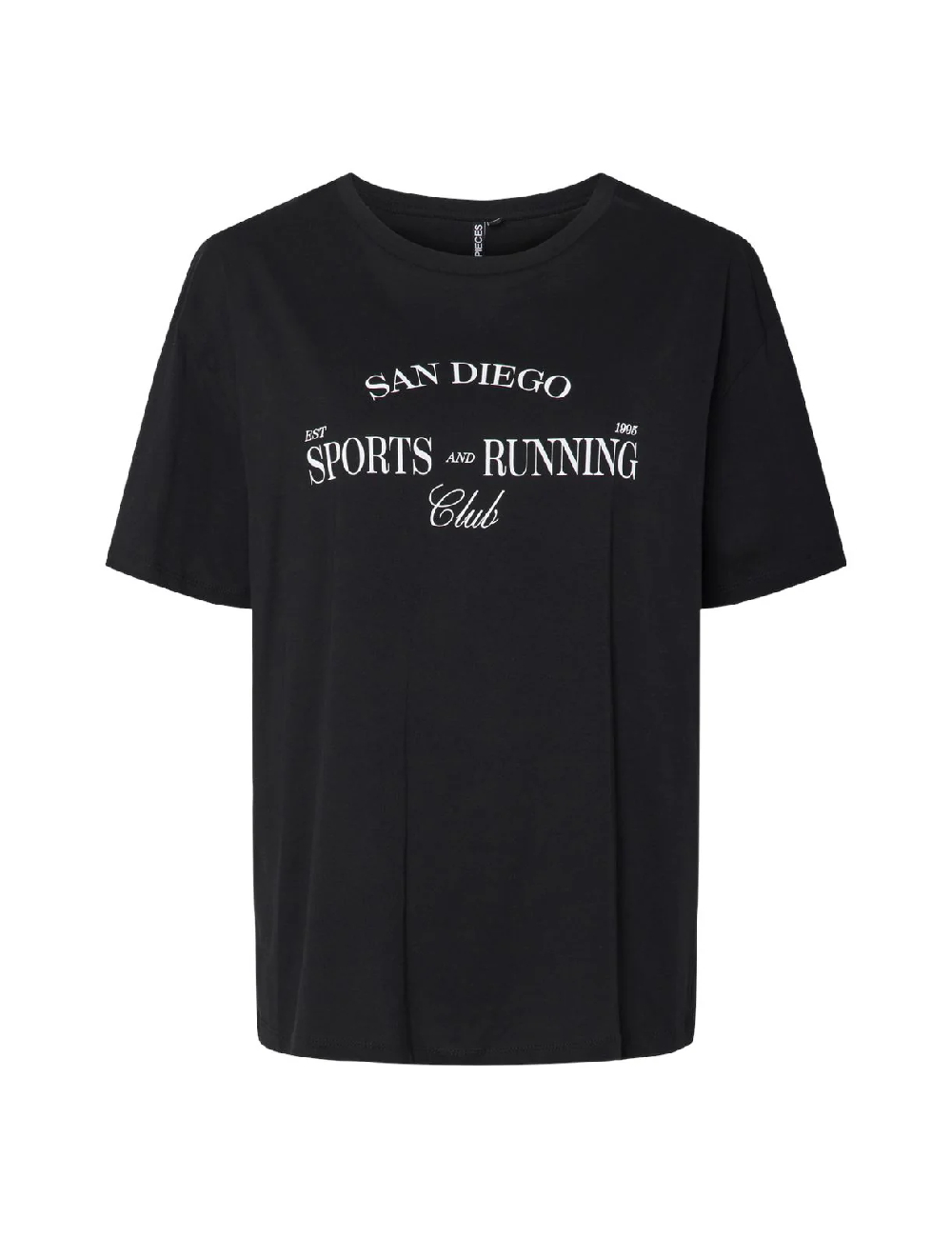 Tricou Pieces, negru