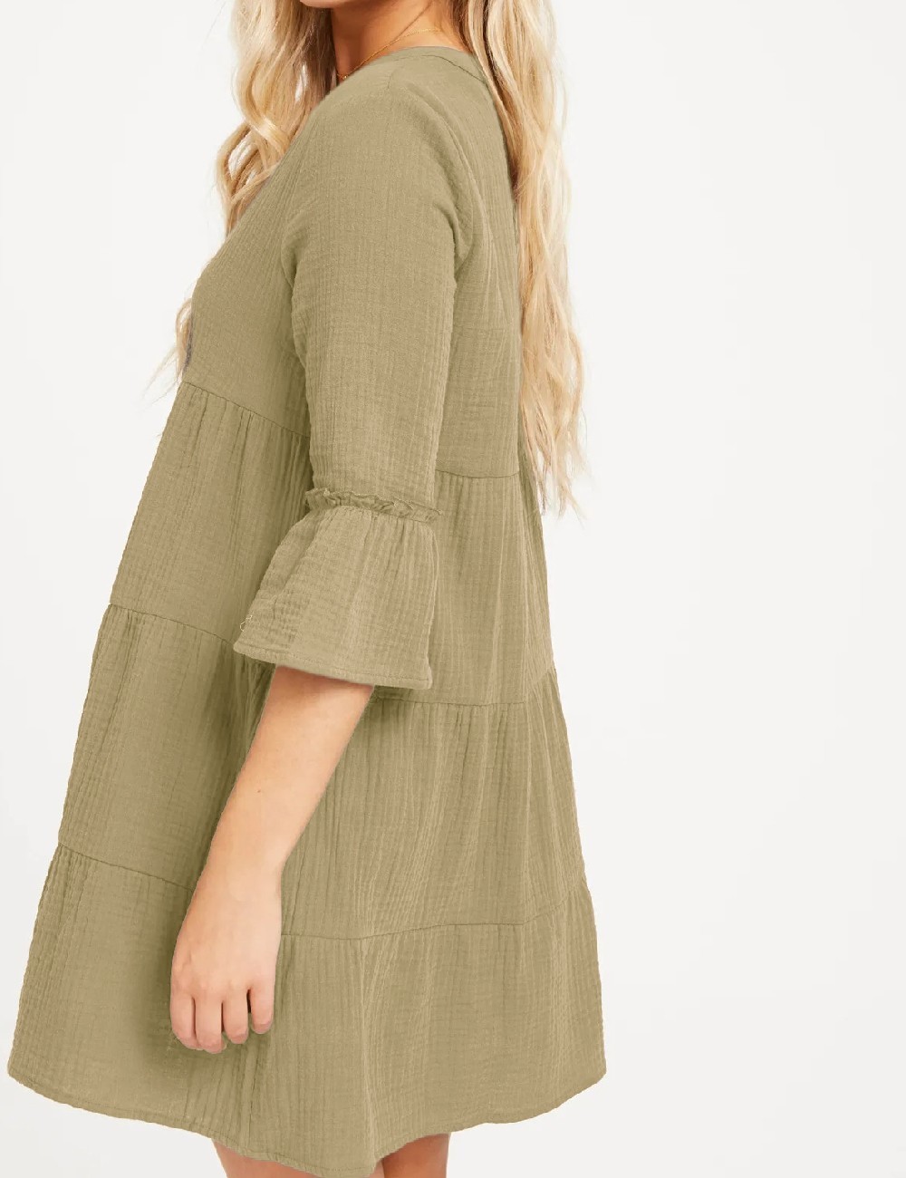 Rochie scurta Only, verde - 1 | YEO
