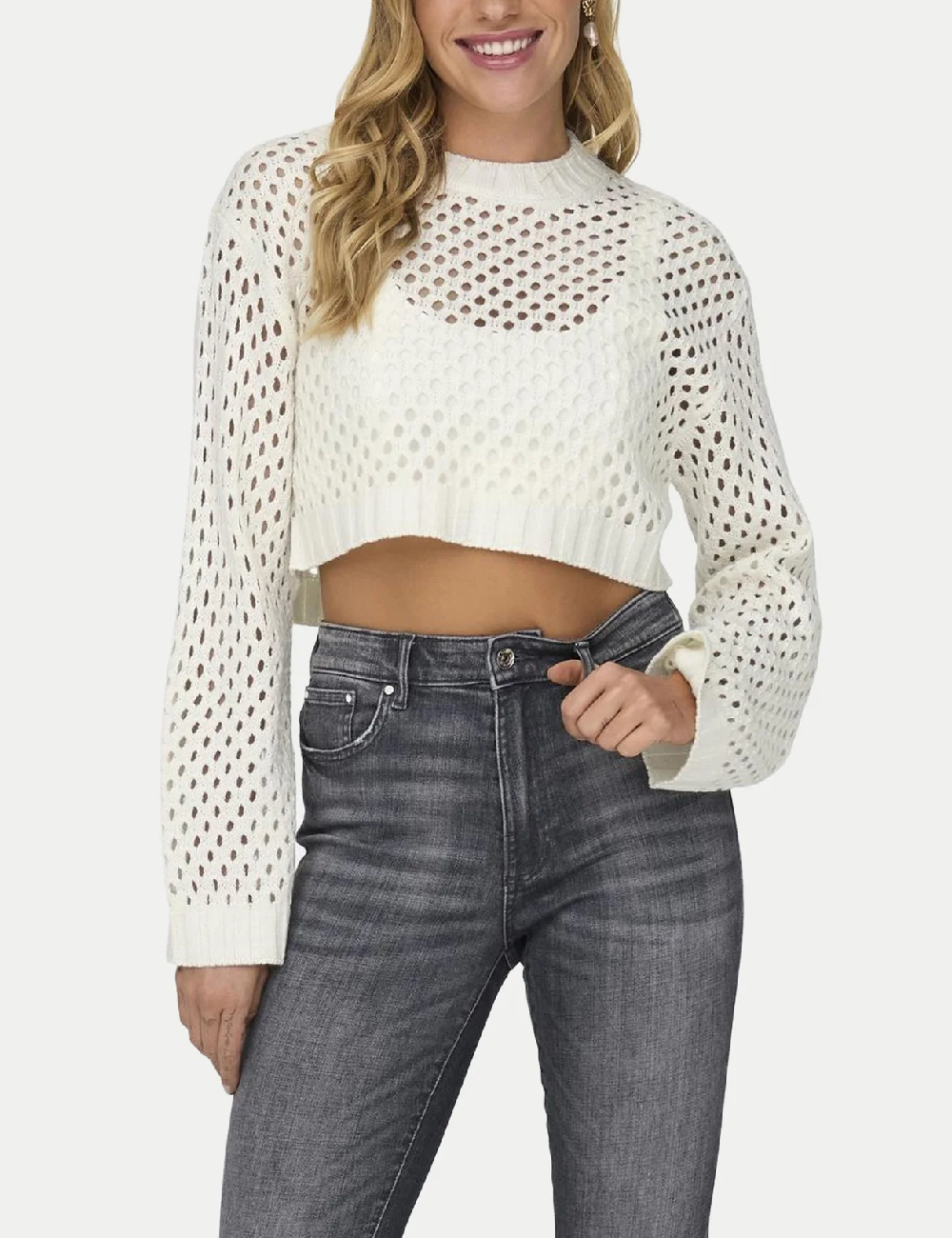 Top only, ecru