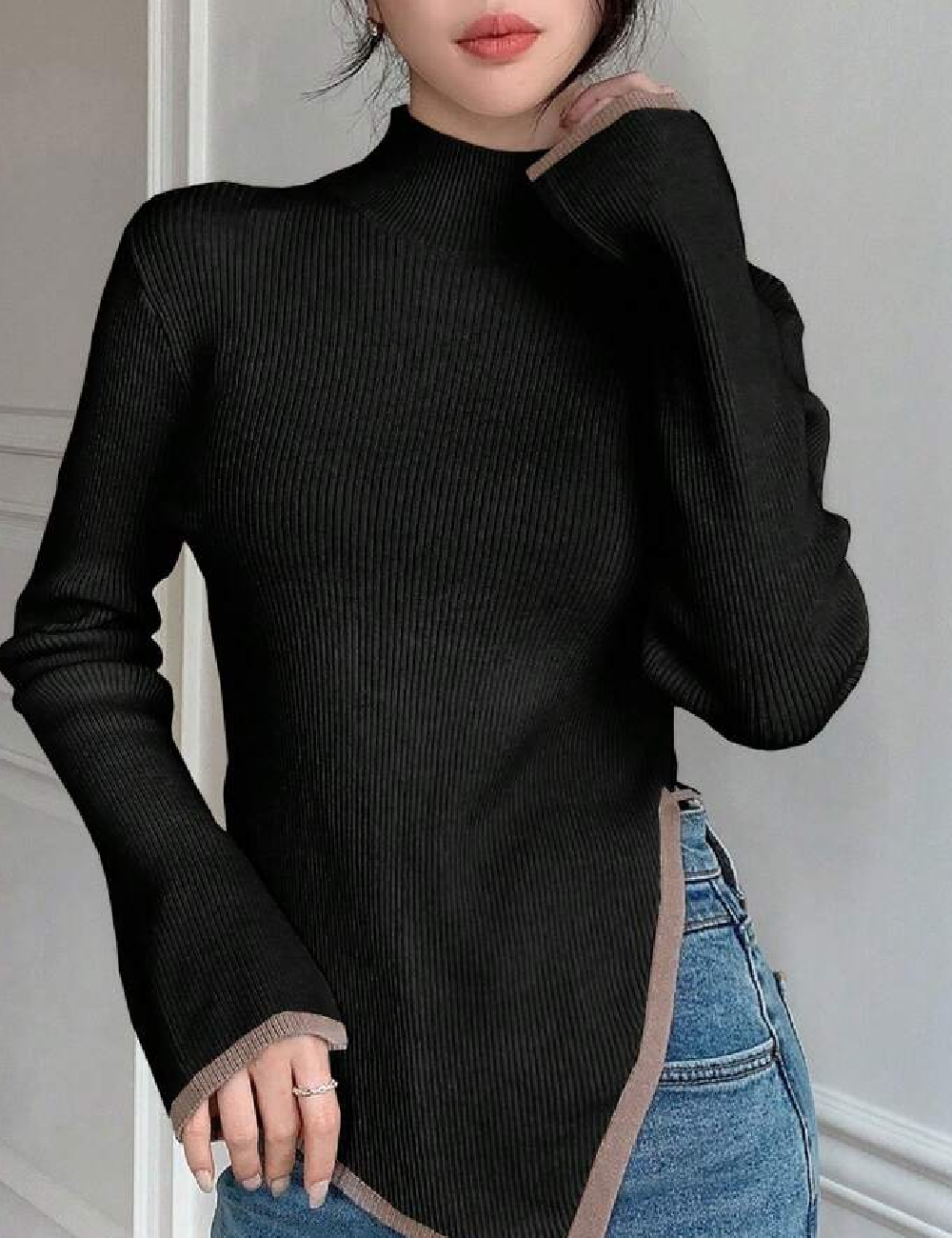 Bluza dazy, negru