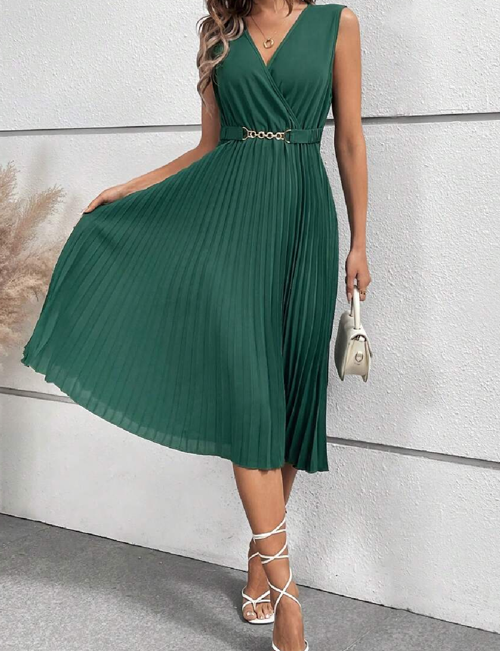 Rochie medie SHEIN, verde