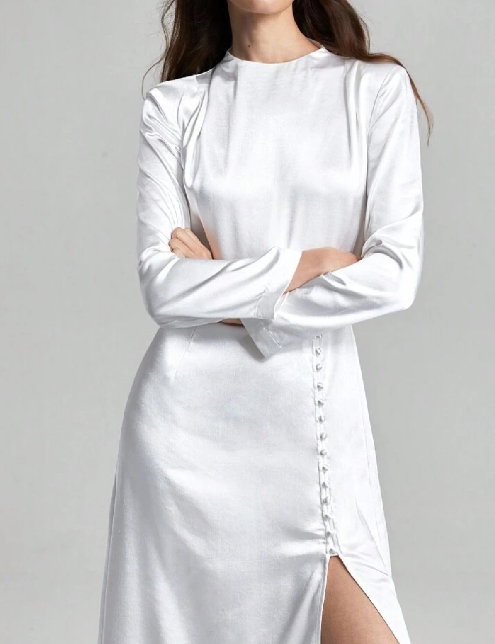 Rochie lunga SHEIN, alb - 1 | YEO