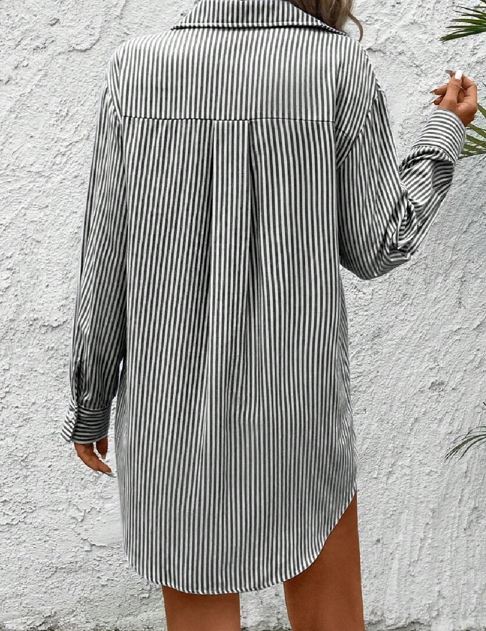 Rochie scurta SHEIN, gri - 1 | YEO