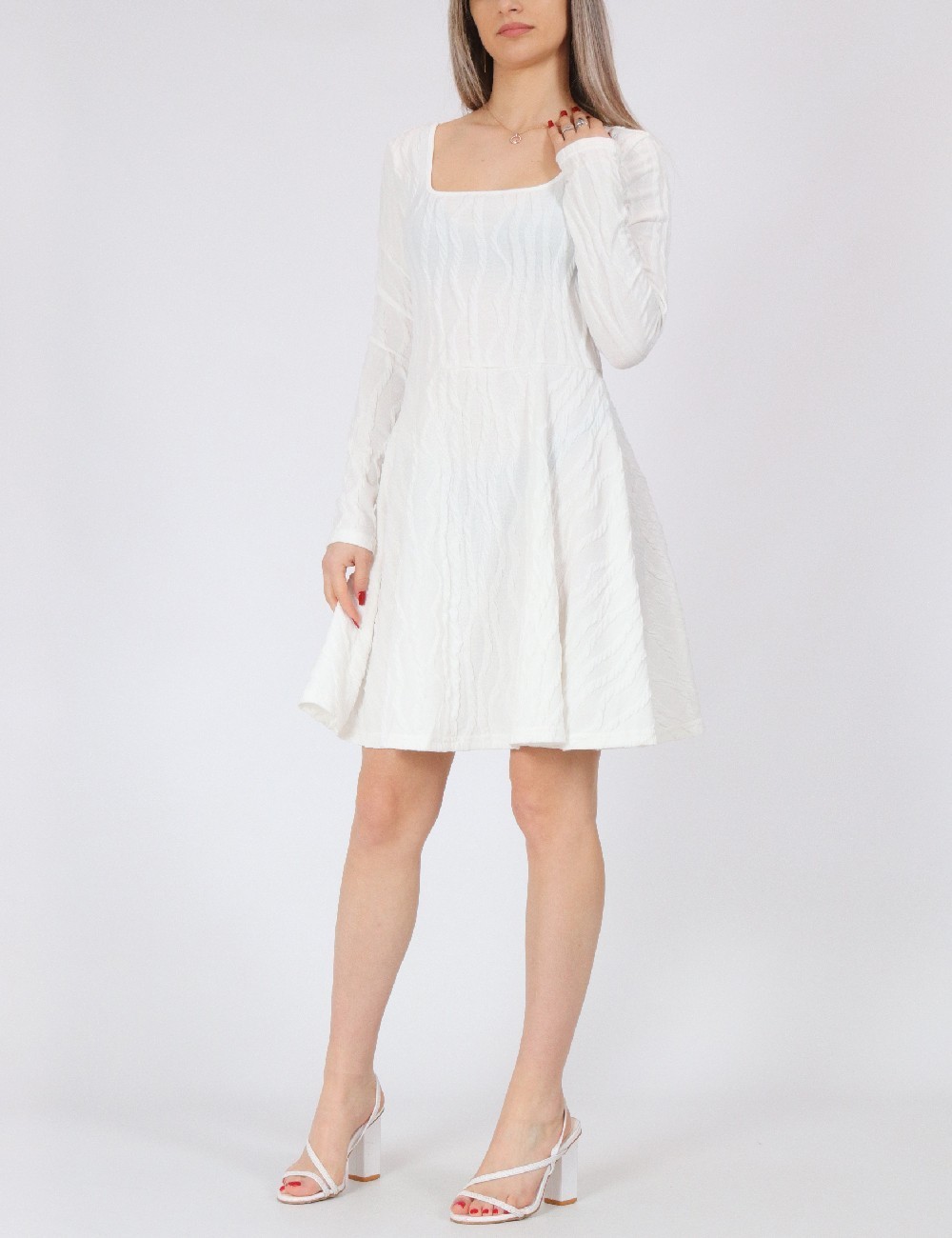 Rochie scurta SHEIN, alb - 1 | YEO