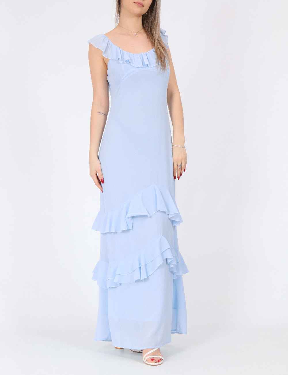 Rochie lunga SHEIN, albastru