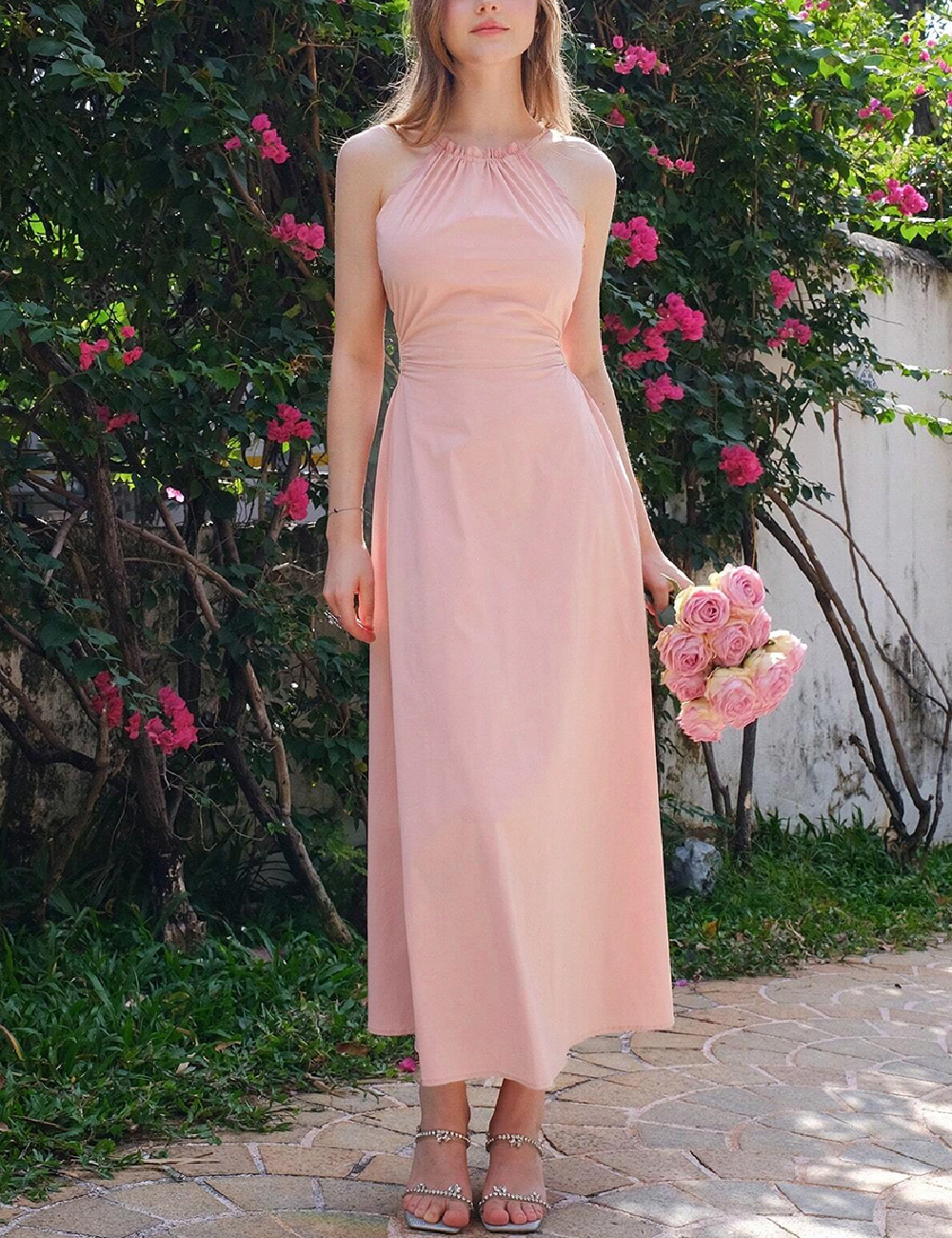 Rochie lunga SHEIN, roz