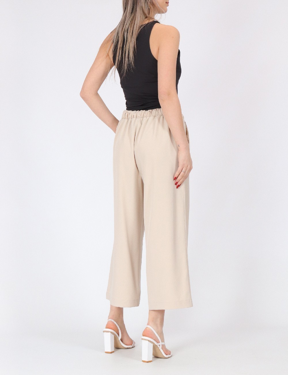 Pantaloni Vero Moda, crem - 1 | YEO
