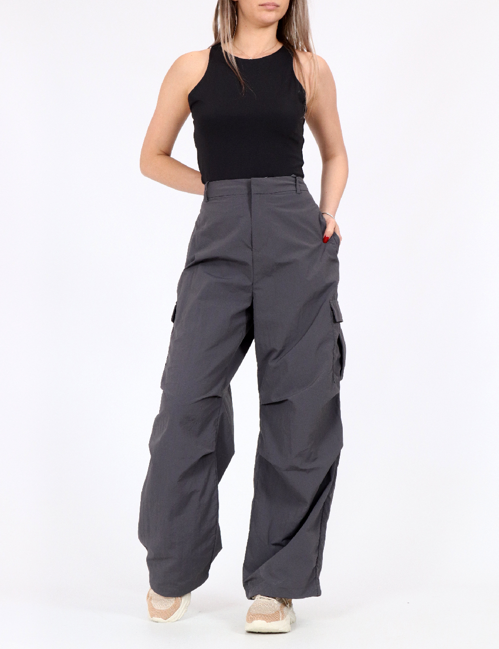 Pantaloni Vero Moda, gri