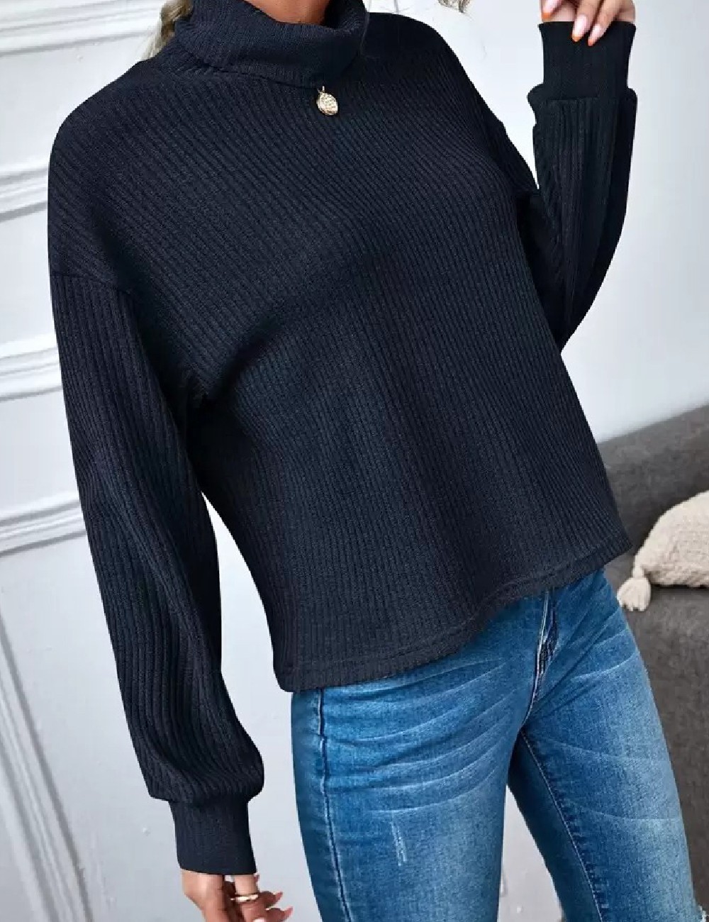 Bluza SHEIN, bleumarin - 1 | YEO
