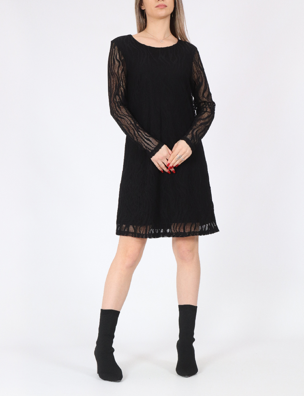 Rochie medie Jacqueline de Yong, negru
