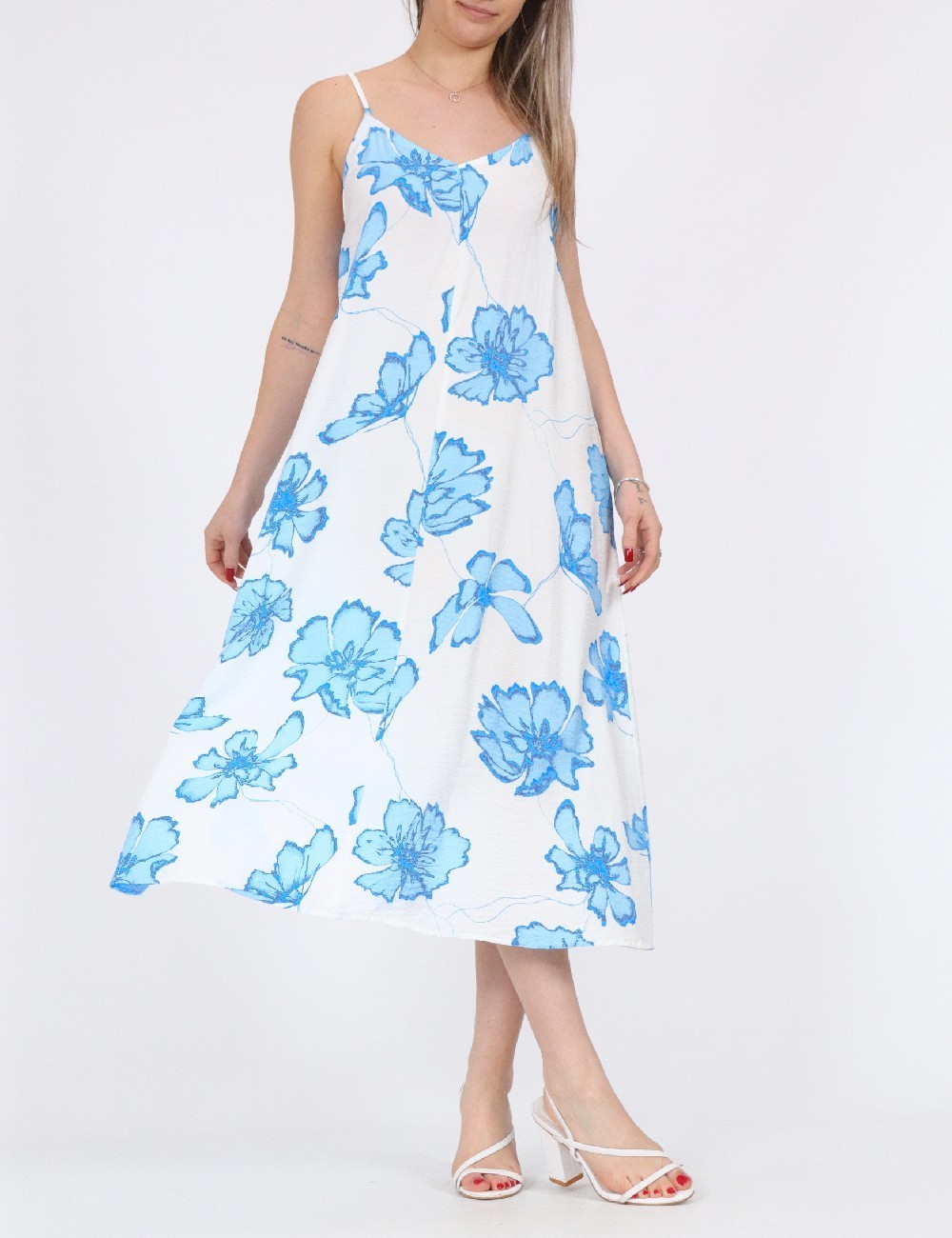 Rochie medie Vero Moda, alb - 1 | YEO