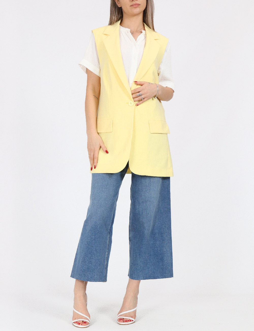 Vesta Vero Moda, galben